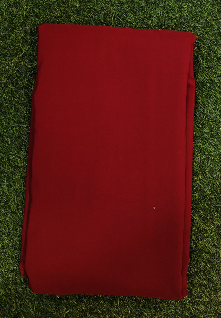 Eyecatching Red Pure Silk Fabric